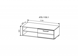 Тумба ТВ "Асти" АТМ 1150.1