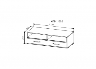 Тумба ТВ "Асти" АТМ 1150.2