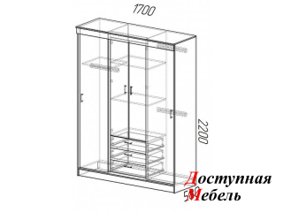 Шкаф-купе "Лорд" лоредо