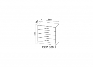 Комод "Софи" СКМ 800.1 