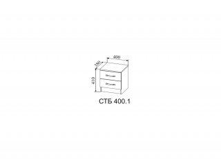Тумба прикроватная "Софи" СТБ 400.1