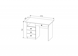 Стол письменный «Ki-Ki» СТД 1070.1